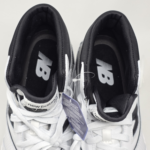 New Balance Men's 650R Lifestyle Sneaker White Black BB650RCE Size 8.5 New - Picture 9 of 10